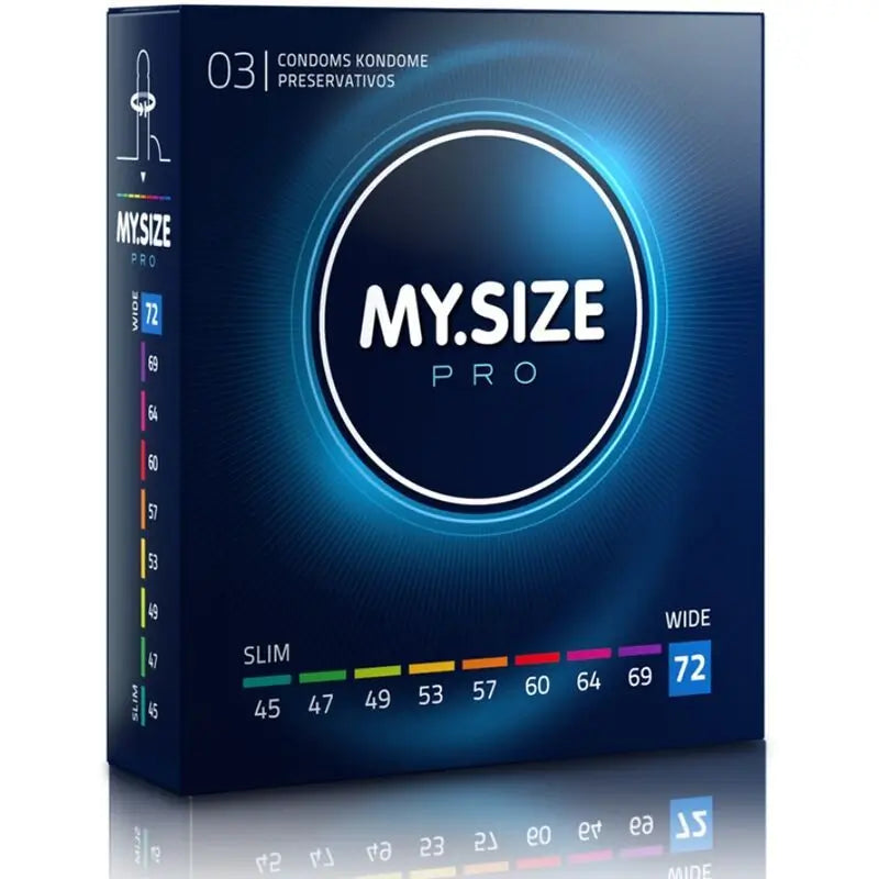 My Size Pro 72 Mm 3 Pcs Condoms