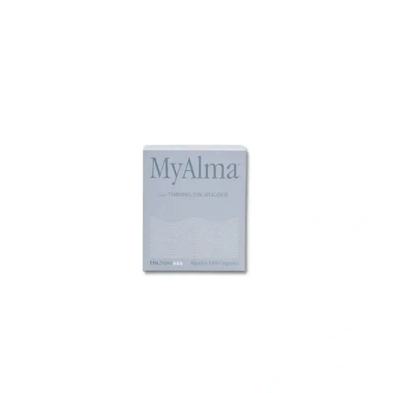 Myalma 100% Organic Cotton Tampons With Super Applicator , 14 units