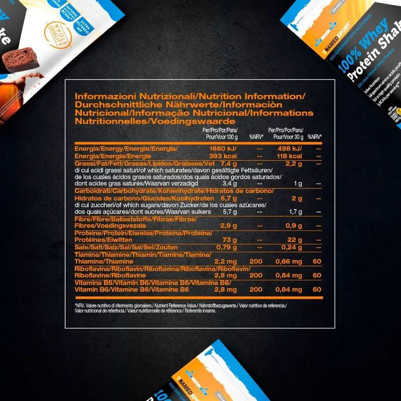 Named Sport 100% Whey Protein Shake Choco Brownie , 1 pouch of 900 g