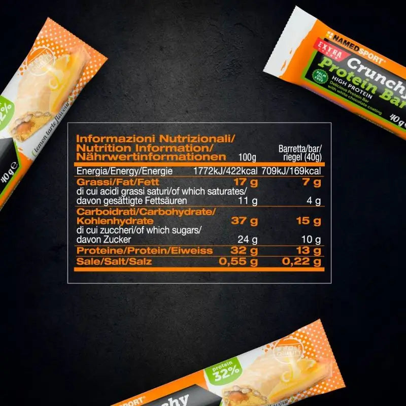 Named Sport Crunchy Proteinbar Lemon-Tarte , 24 x 40 grams