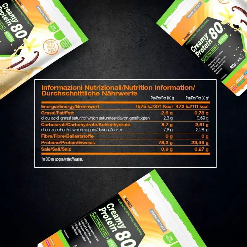Named Sport Creamy Protein Vanilla Delice , 1 bag of 500 g