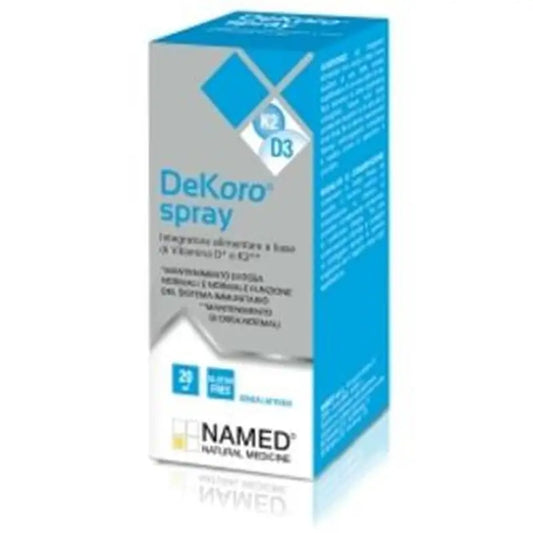 Named Vitamin D & K2 (Mk7) Dekoro Spray 20M.
