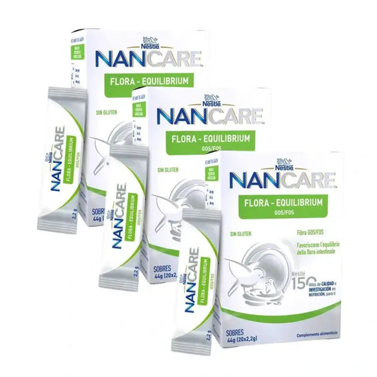 Nancare Flora-Equilibrium, 20X2,2 Gr, Pack Of 3