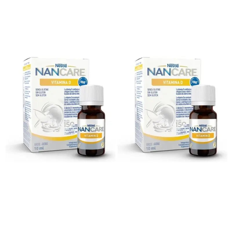 Nancare Nestlé Vitamin D, 2X10 Ml