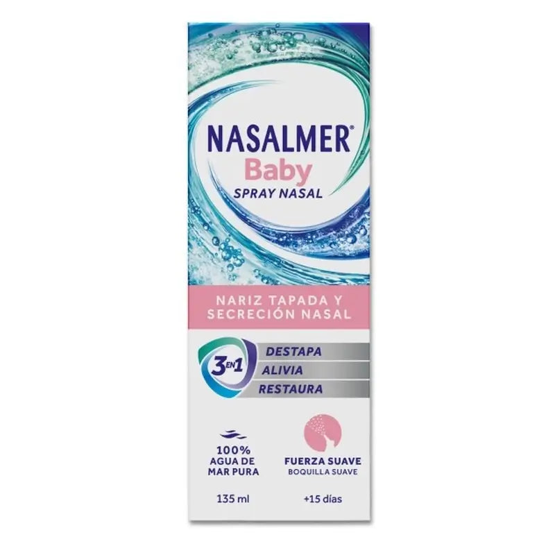 Nasalmer Baby, Gentle Nasal Cleansing with Seawater, 135 Ml Spray