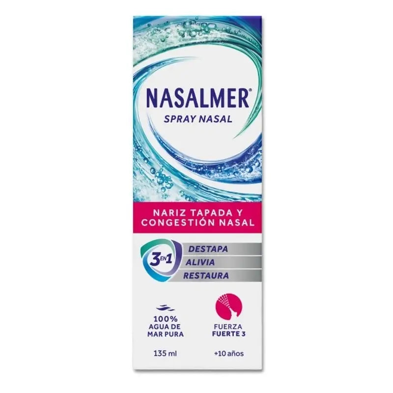 Nasalmer Strong, Nasal Decongestion & Deep Cleansing, 135 Ml Spray