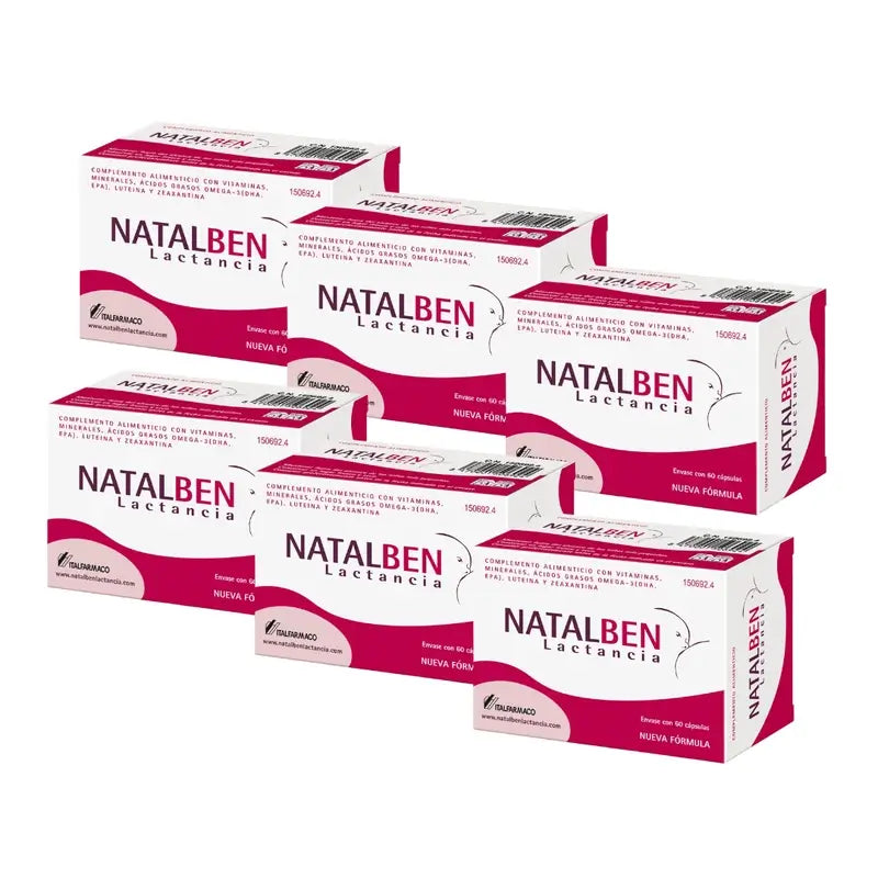 Natalben Lactation , 6 x 60 capsules