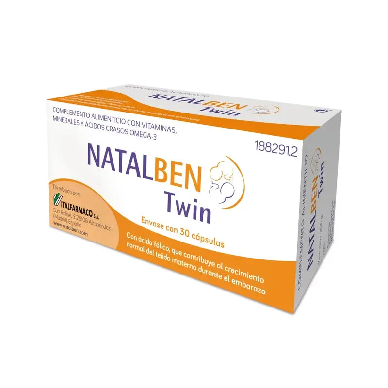 Natalben Twin Nutraceutical , 30 capsules
