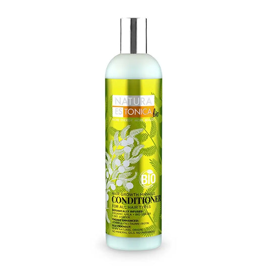 Natura Estonica Conditioner For All Hair Types Growth Miracle, 400 Ml