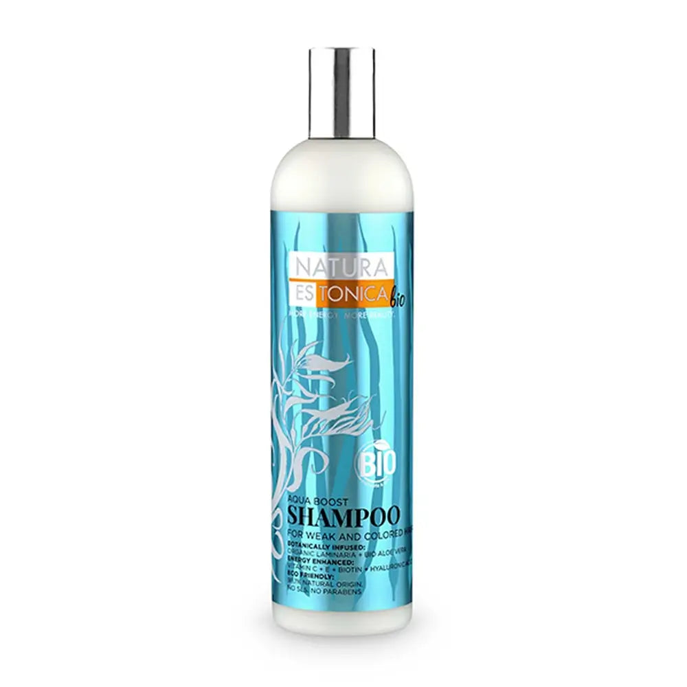 Natura Estonica Shampoo For All Hair Types Aqua Boost, 400 Ml