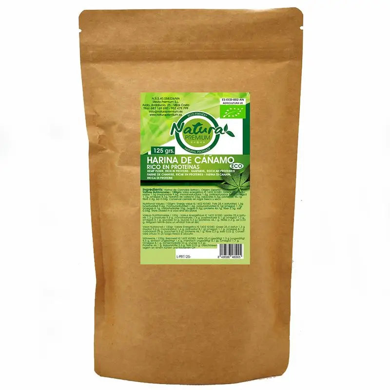 Natura Premium Hemp Flour Protein Bio , 125 gr