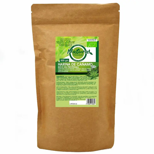 Natura Premium Hemp Flour Protein Bio , 500 gr
