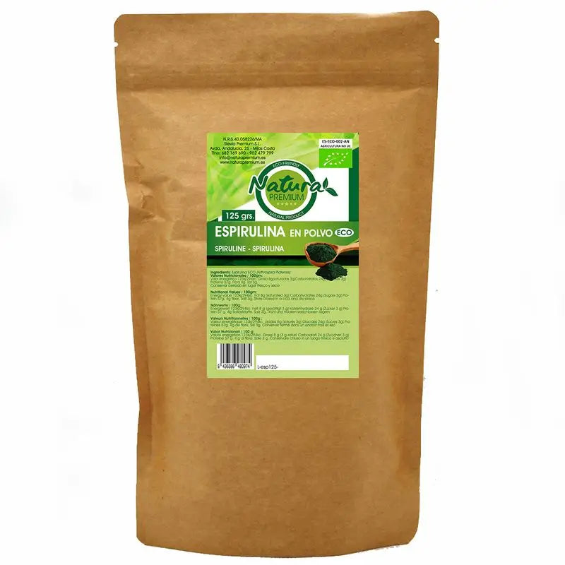 Natura Premium Spirulina Powder Bio , 125 g
