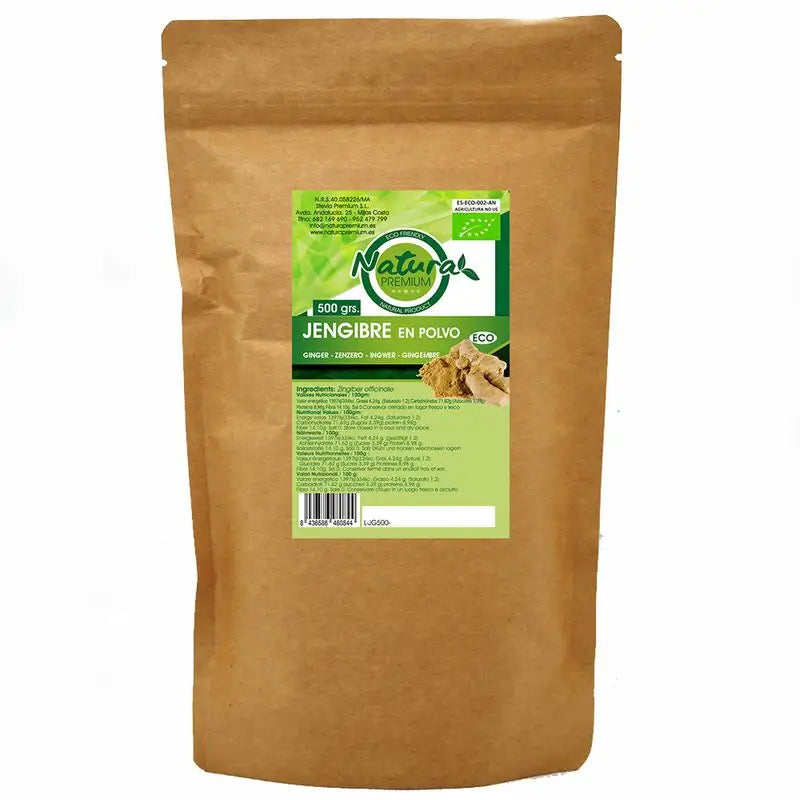 Natura Premium Organic Ginger Powder , 500 gr