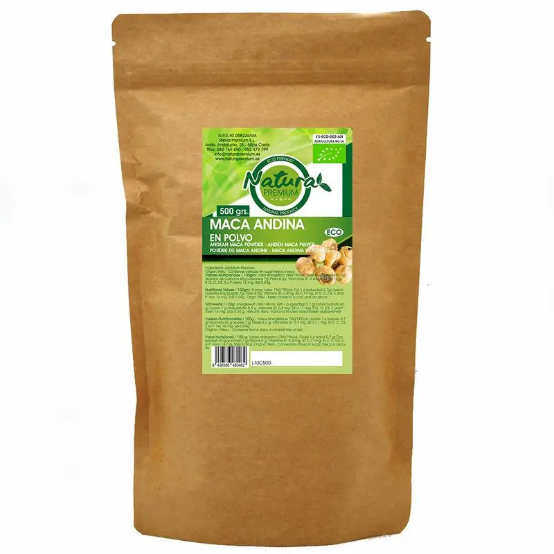 Natura Premium Maca Powder Organic , 500 gr