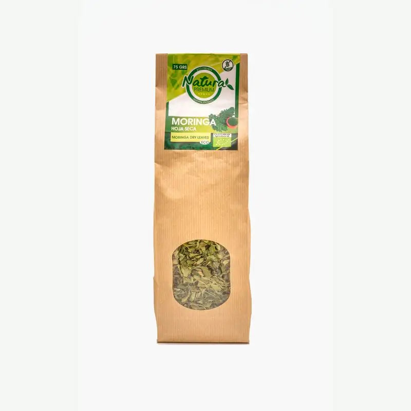 Natura Premium Moringa Dried Leaf Kraft Bio , 75 g