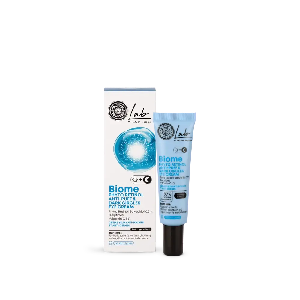 Natura Siberica Phytoretinol Cream To Combat Dark Circles And Puffiness Around The Eyes, 30 Ml