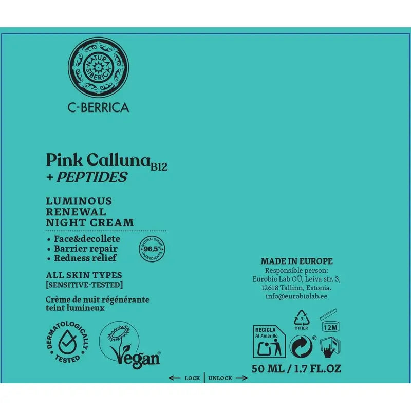 Natura Siberica Renewing and Illuminating Night Cream, 50 ml