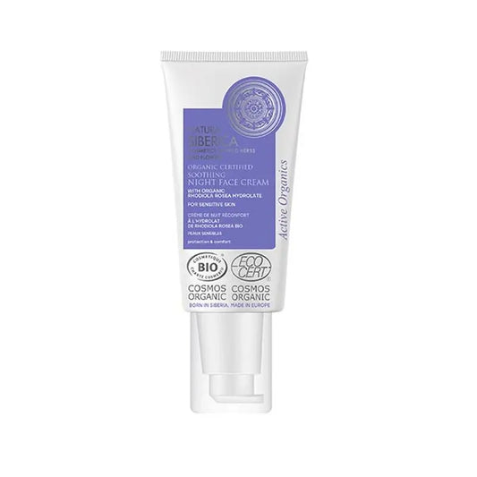 Natura Siberica Ns Facial Treatments New Soothing Night Facial Cream Sensitive Skin Na, 50 ml