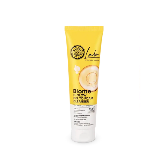 Natura Siberica Foaming Facial Cleansing Gel Cglow, 140 Ml