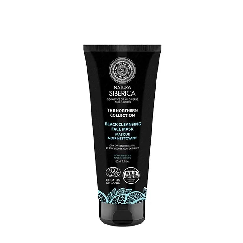 Natura Siberica Northern Collection Black Facial Mask Shiny Skin Na, 80 ml