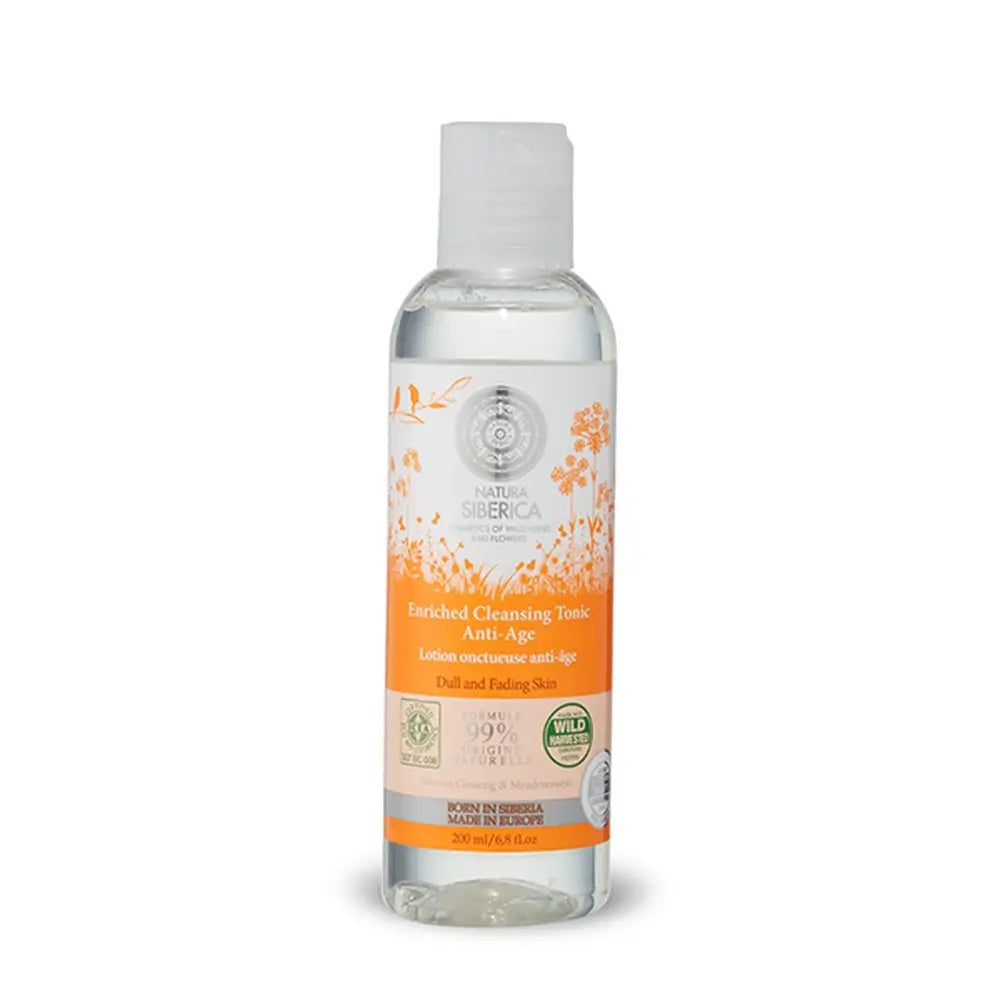 Natura Siberica Enriched Anti-Age Cleansing Toner, For Tired and Dull Skin, 200 ml