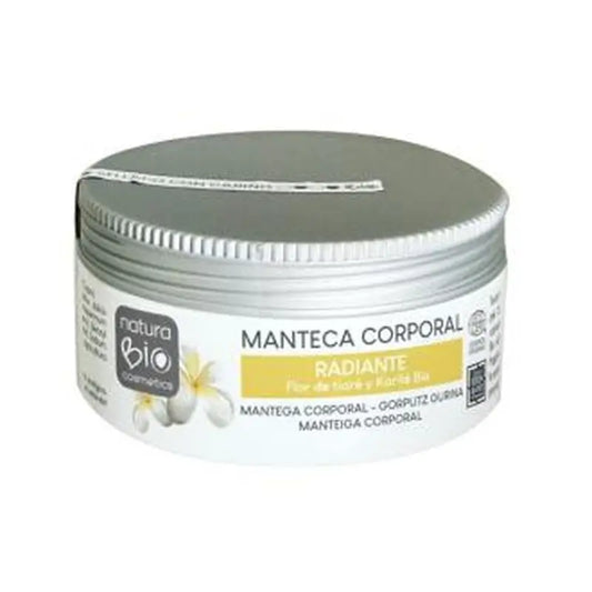 Naturabio Cosmetics Radiant Body Butter Tiare-Karite 200Ml. Bio