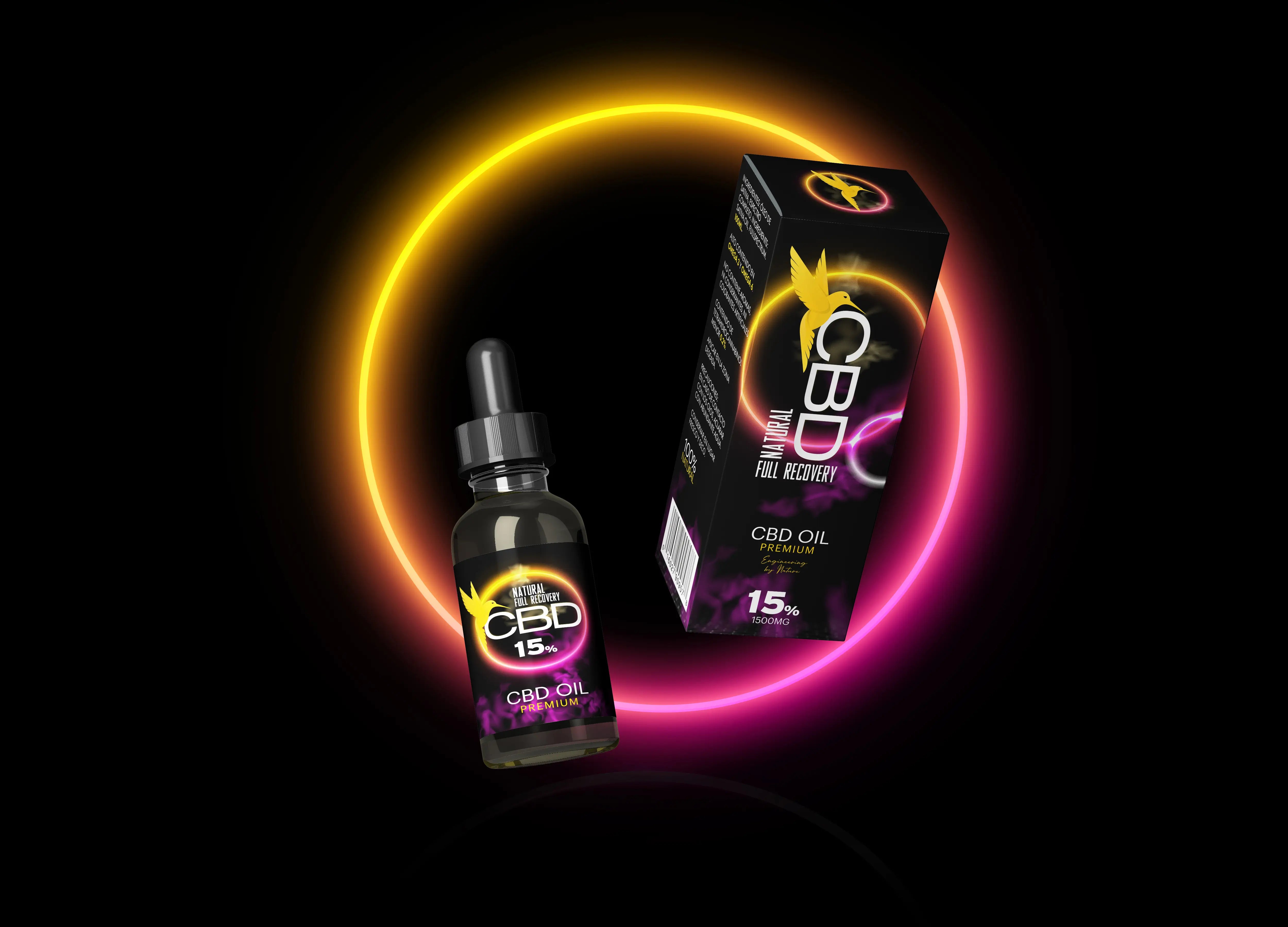 Natural Recovery Oil 15%CBD Male , 10 ml
