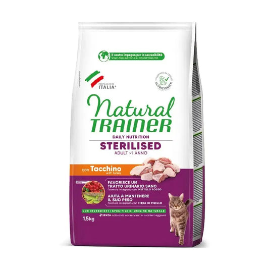Natural T.Feline Adul Adult Sterilised White Meat 1,5Kg, cat food