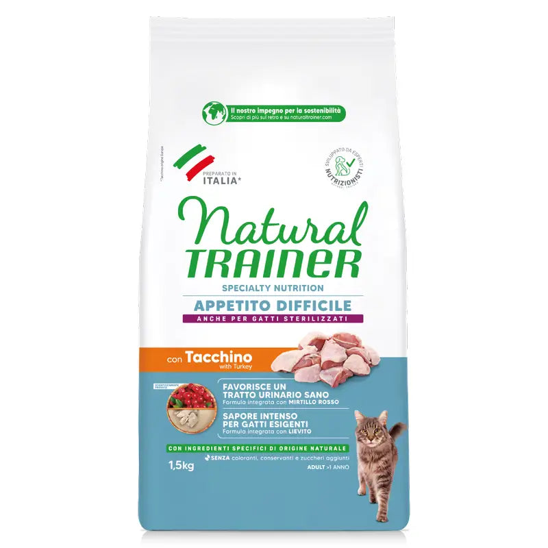 Natural Trainer Cat Food, With White Meat, Superpremium, 1.5 kg