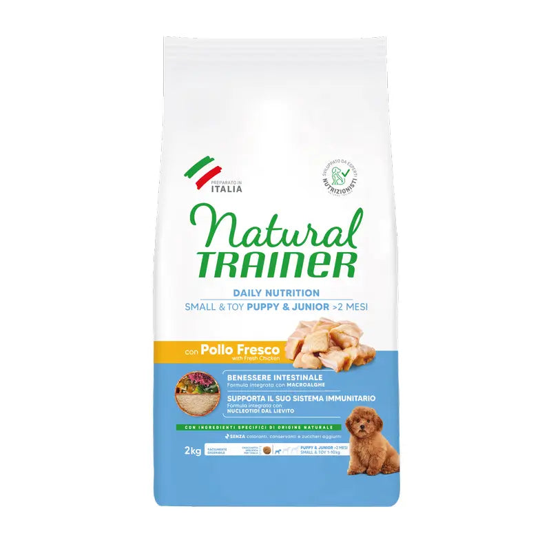 Natural Trainer Dog Food, Small and Toy Breeds, With Chicken, Superpremium, 2 kg
