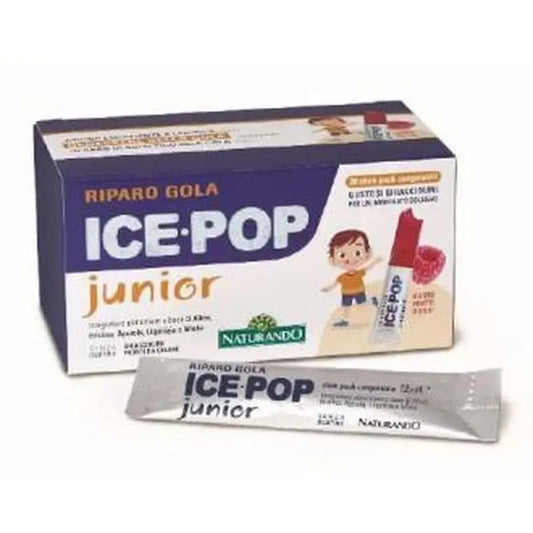 Naturando Riparo Gola Ice Pop Junior Red Fruit Flavour 20Sb