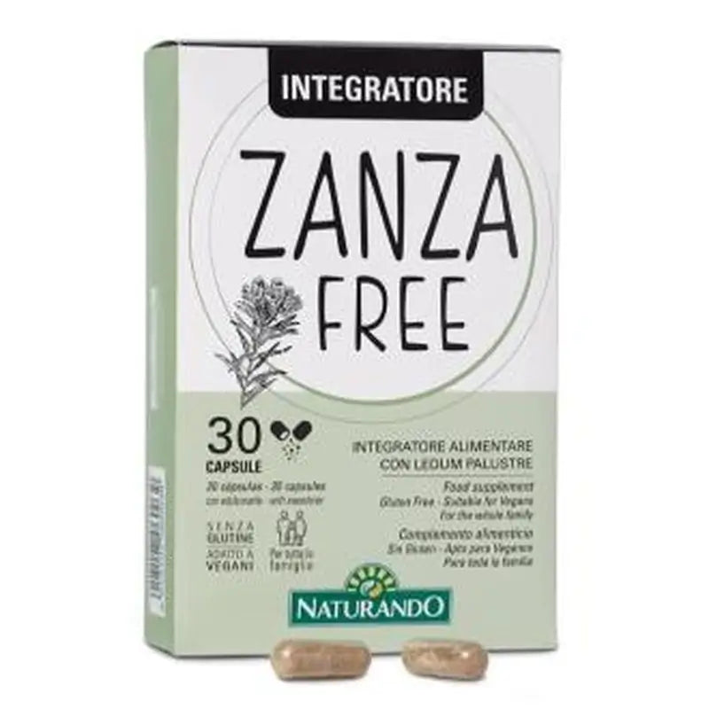 Naturando Zanza Free Mosquitoes 30 Capsules