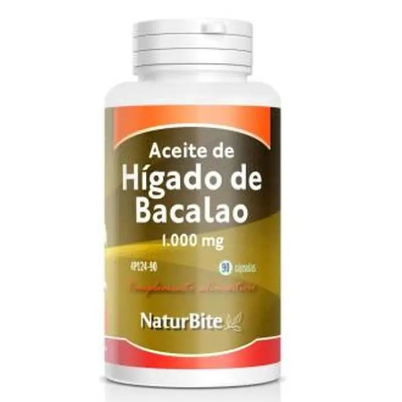 Naturbite Cod Liver Oil 1000Mg. 90 Capsules