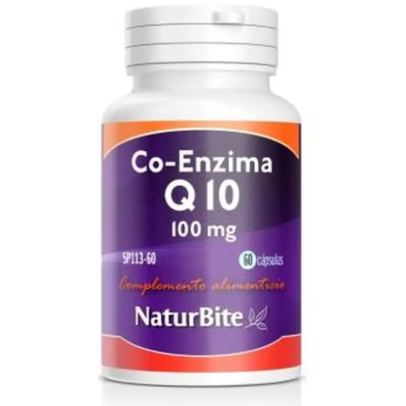 Naturbite Co-Enzyme Q10 100Mg. 60 Capsules