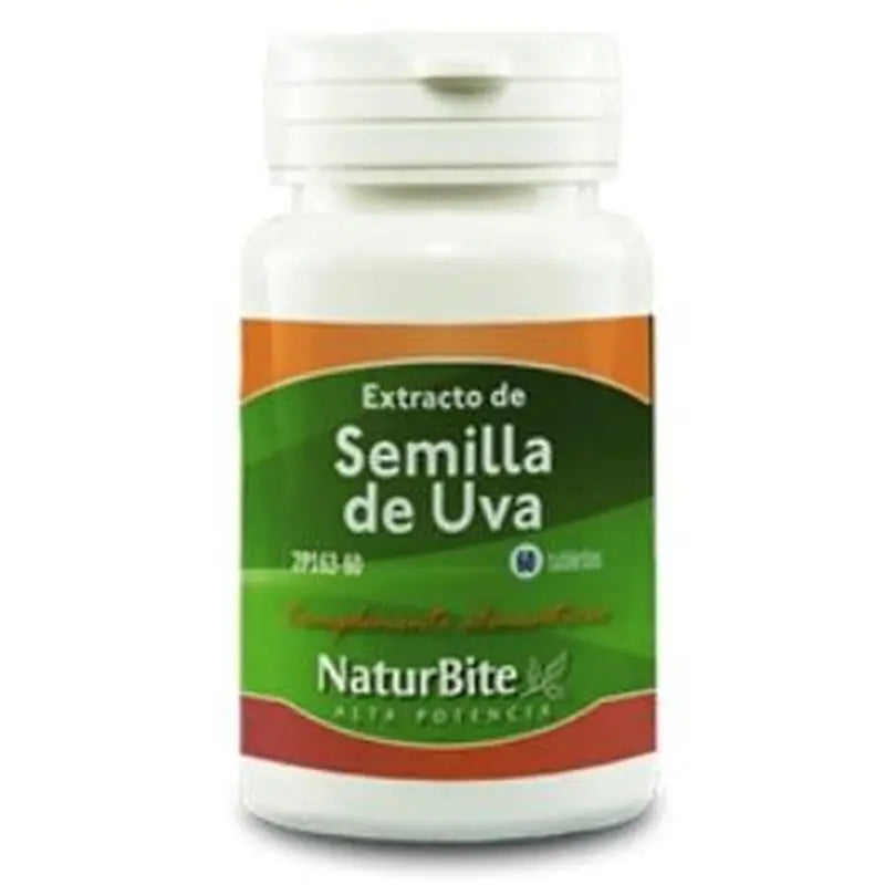 Naturbite Grape Seed Extract 50Mg. 60 Tablets