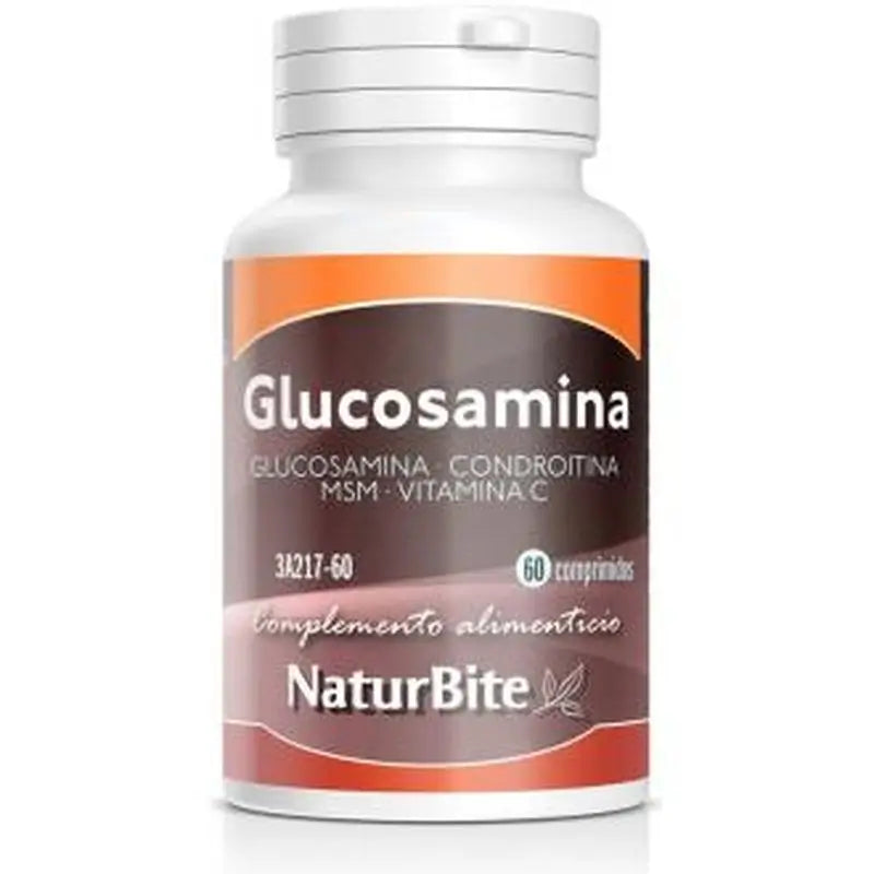 Naturbite Glucosamine, Chondroitin, Msm, Vit C 60 Tablets