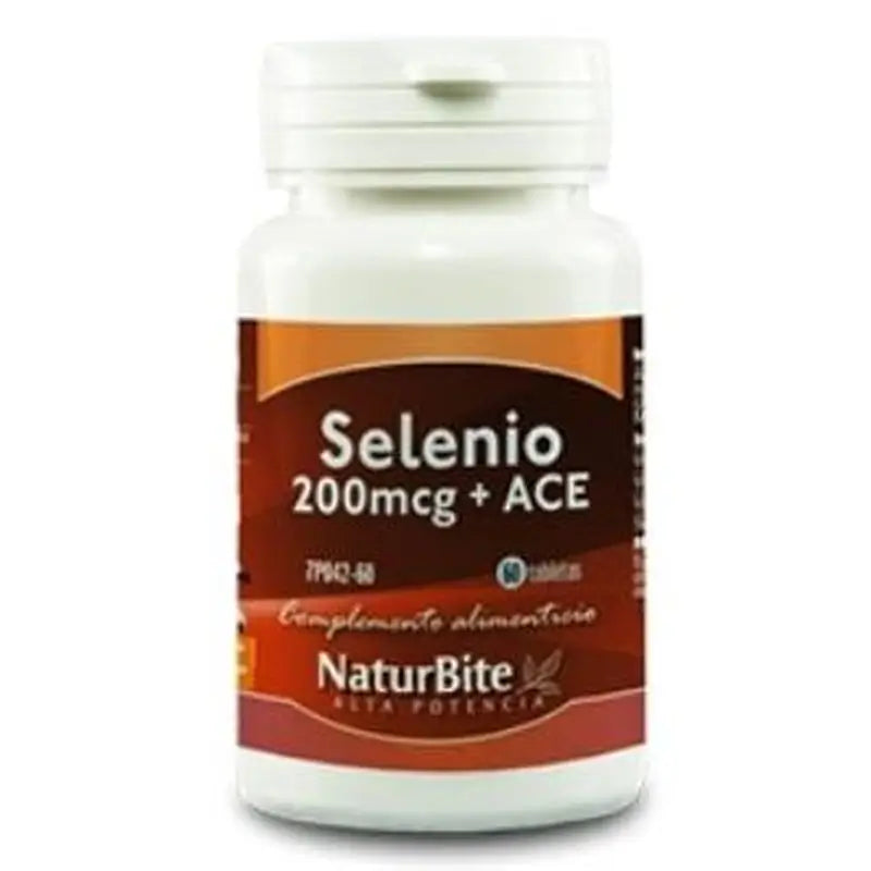 Naturbite Selenium 200Mcg + Ace 60 Tablets