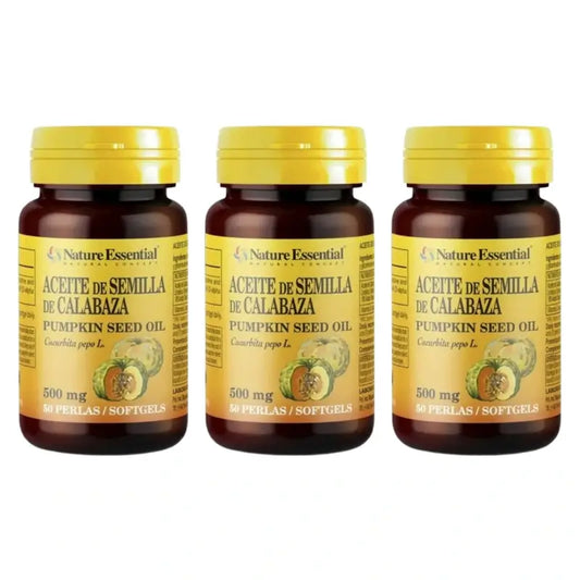 Nature Essential Pumpkin Seed Oil Pack 3 x 50 pearls