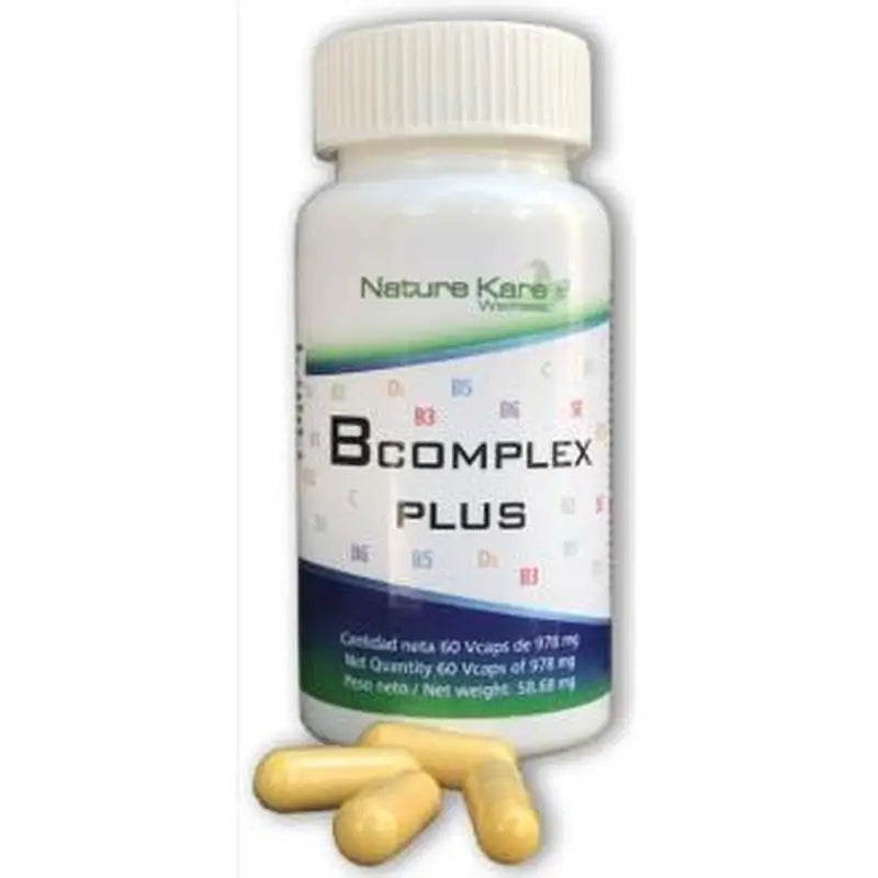 Nature Kare Wellness B Complex Plus 60V Capsules