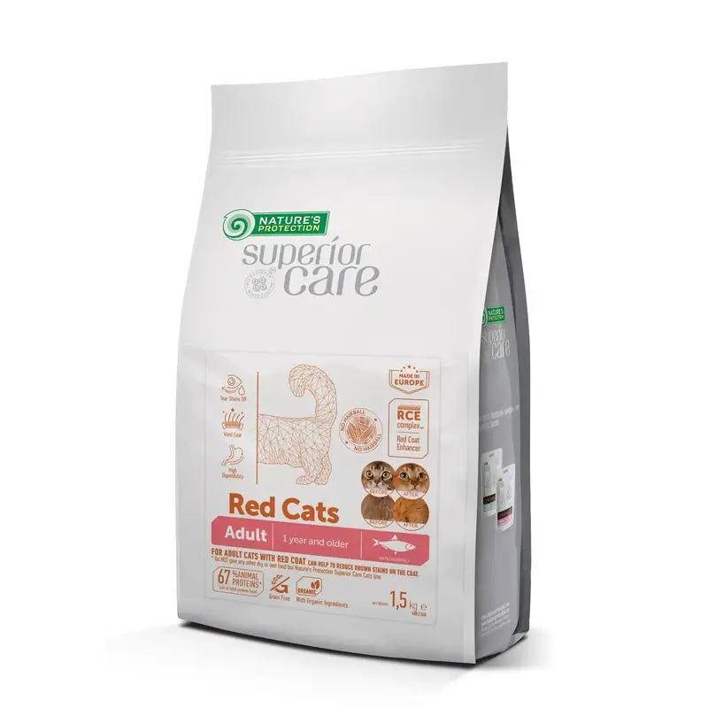 Natures P Red Cat Adult All Breeds Herring Grainfree 1,5Kg