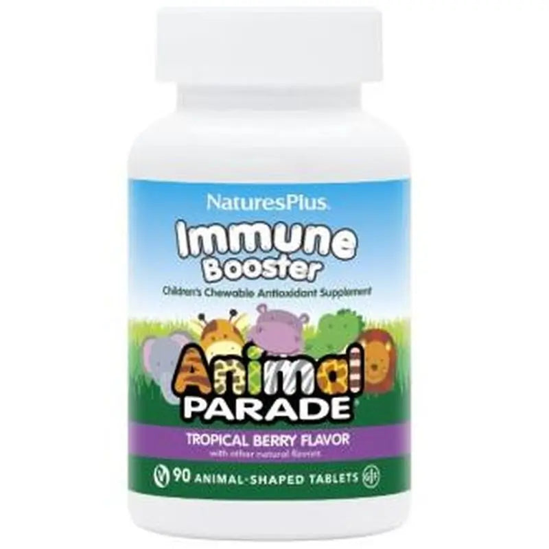 Natures Plus Animal Parade Kids Immune Booster 90Comp.Mast.