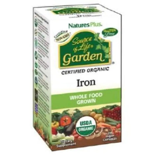 Natures Plus Garden Source Of Life Iron Iron Iron 30Cap.