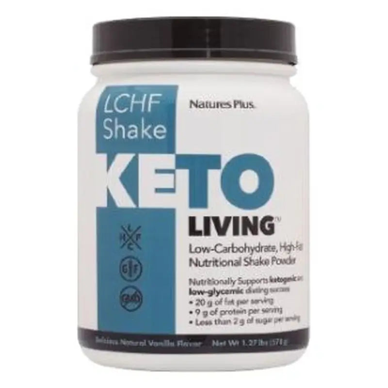 Natures Plus Keto Living Vanilla Shake 578Gr.