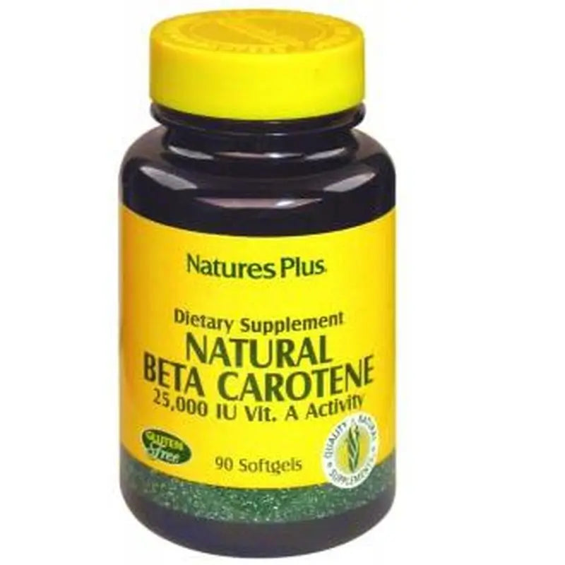 Natures Plus Natural Beta Carotene 90Pearls