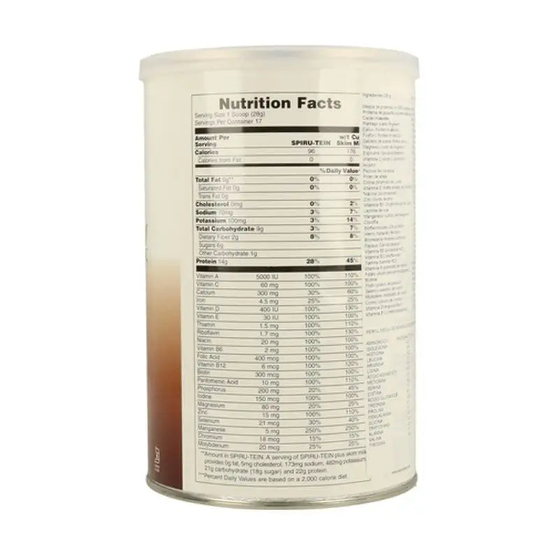 Natures Plus Spiru-Tein Chocolate, 476 g