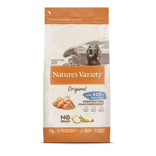 Nature'S Variety Canine Adult Original Med Max Salmon 2Kg, dog food