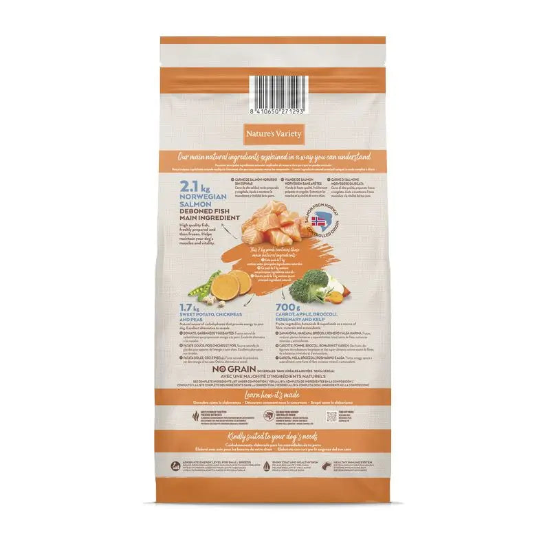 Nature'S Variety Canine Adult Selected Mini Salmon, 7 kg, dog food