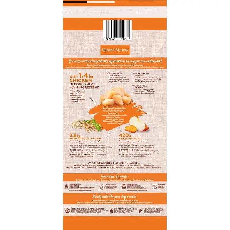 Nature'S Variety Canine Original Original Adult Mini Chicken, 7 kg, dog food