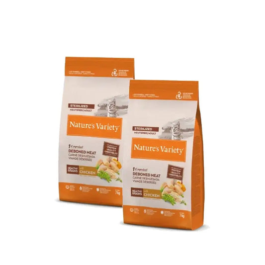 Nature's Variety Cat Healthy Grain Sterilised Chicken Pack of 2 x 7 kg